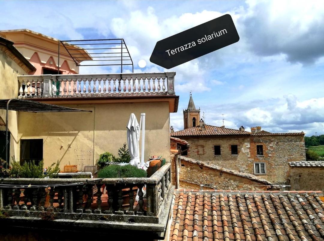 Mansarda Con Solarium Panoramico Su Centro Storico Di Sarteano Vicino Alle Famose Terme Della Val D'Orcia Exterior photo