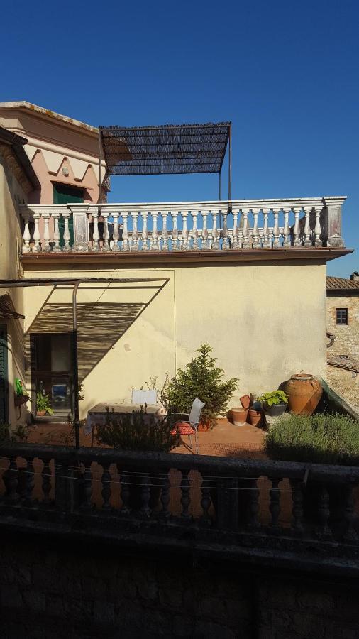 Mansarda Con Solarium Panoramico Su Centro Storico Di Sarteano Vicino Alle Famose Terme Della Val D'Orcia Exterior photo