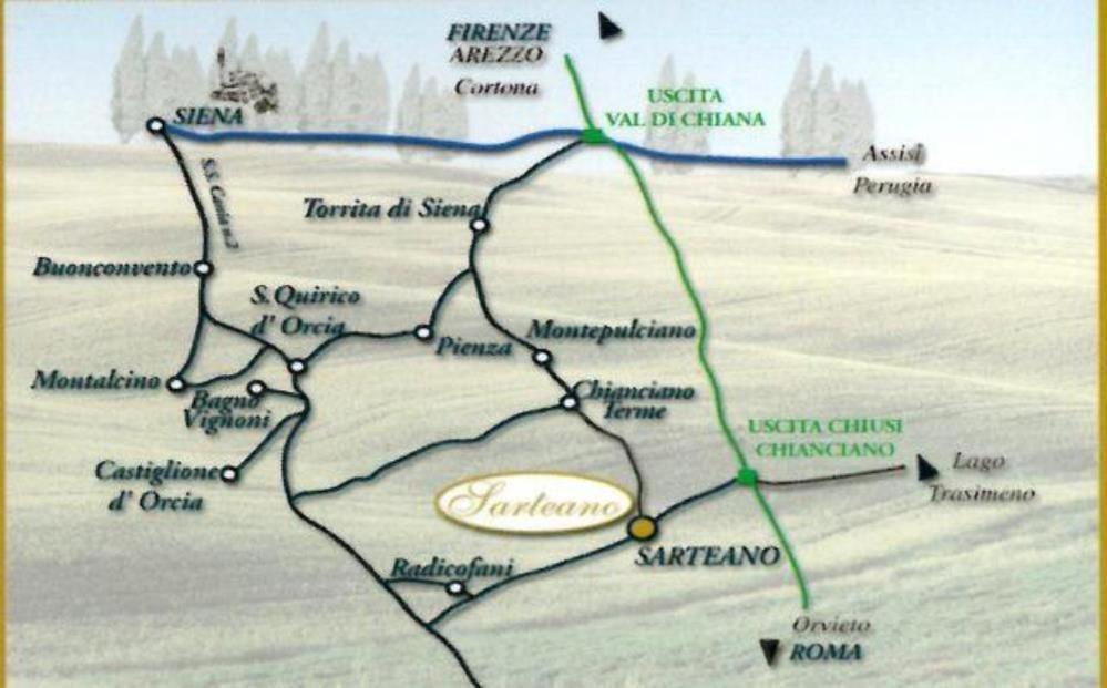 Mansarda Con Solarium Panoramico Su Centro Storico Di Sarteano Vicino Alle Famose Terme Della Val D'Orcia Exterior photo